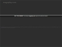 Tablet Screenshot of magoplay.com
